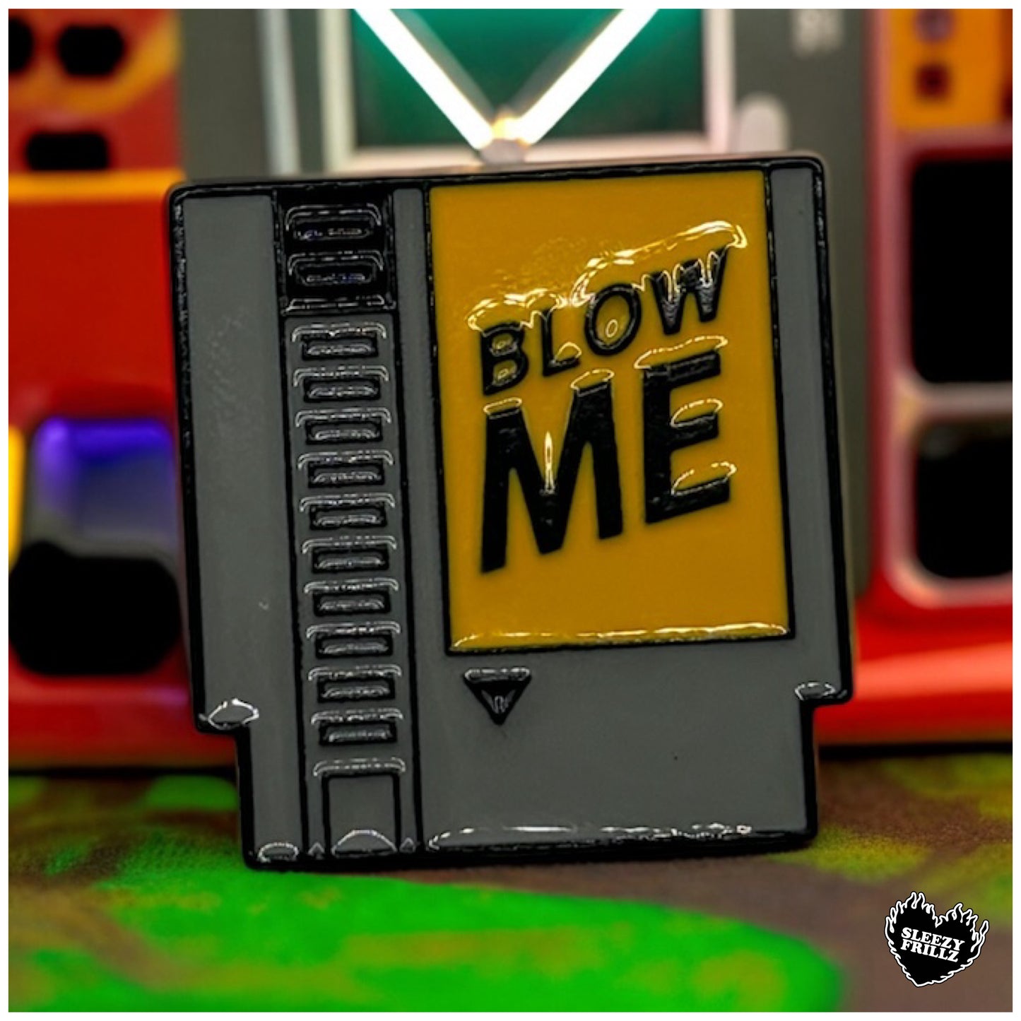 Blow Me Enamel Pin